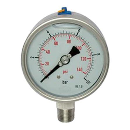 Y63徑向全鋼耐震充油表螺紋NPT1/4